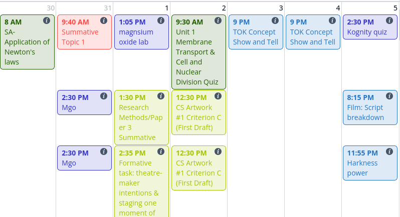 Managebac Calendar | jordan rhea