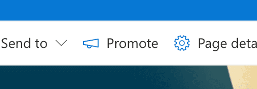 Promotion button